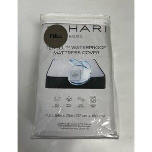 Tahari tencel WATERPROOF MATTRESS COVER Fitted Topper Sz Full New